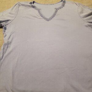 Sonoma Scoop/Notch neckline short sleeve tshirt